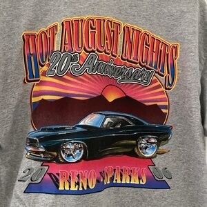 NWOT Gray 2006 Hot August Nights Graphic Sweatshirt
